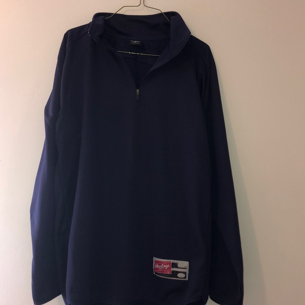 Men’s Rawlings 1/4 Zip Fleece Pullover size Med